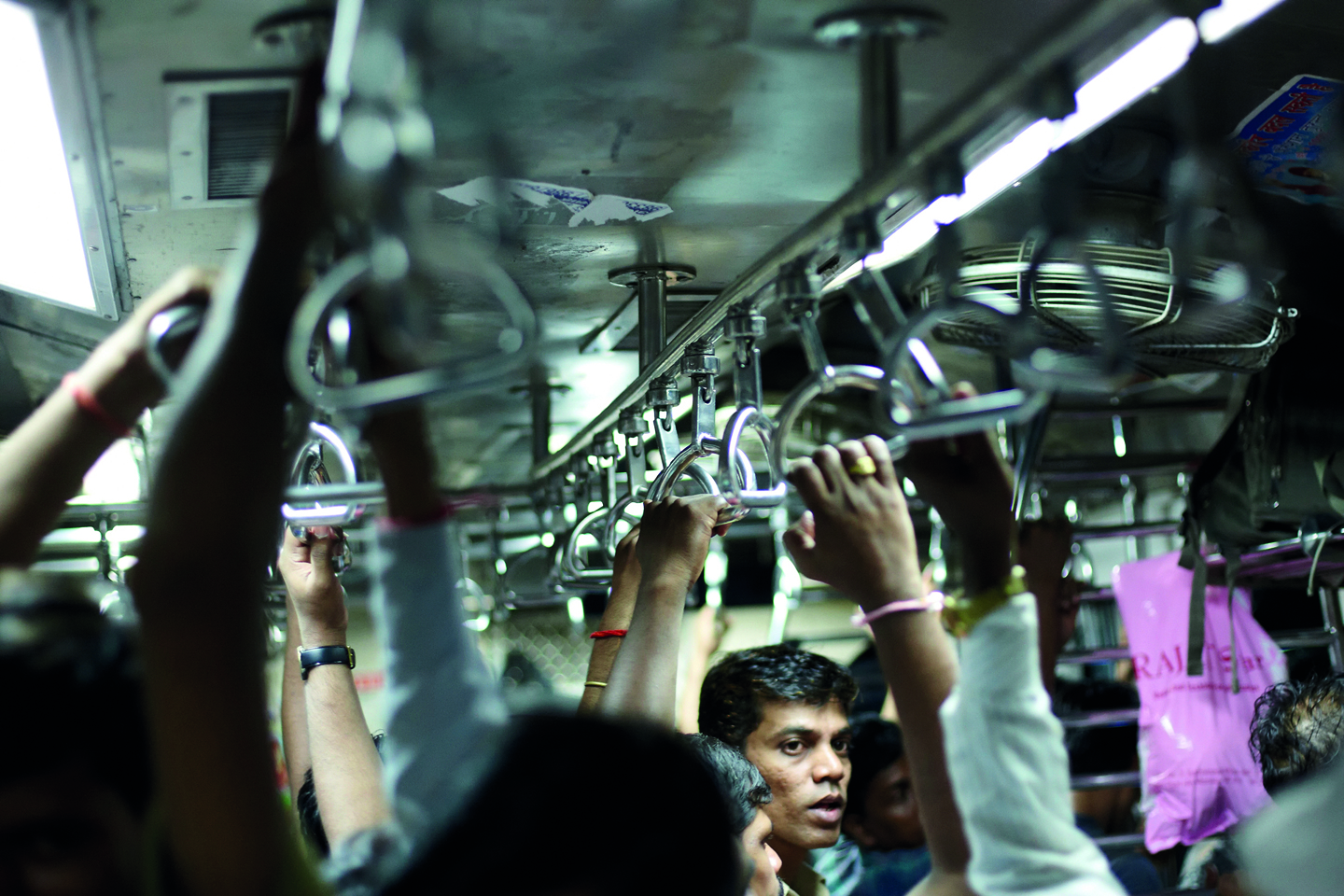 Sustainable urbanization - Myth or reality?, People in train